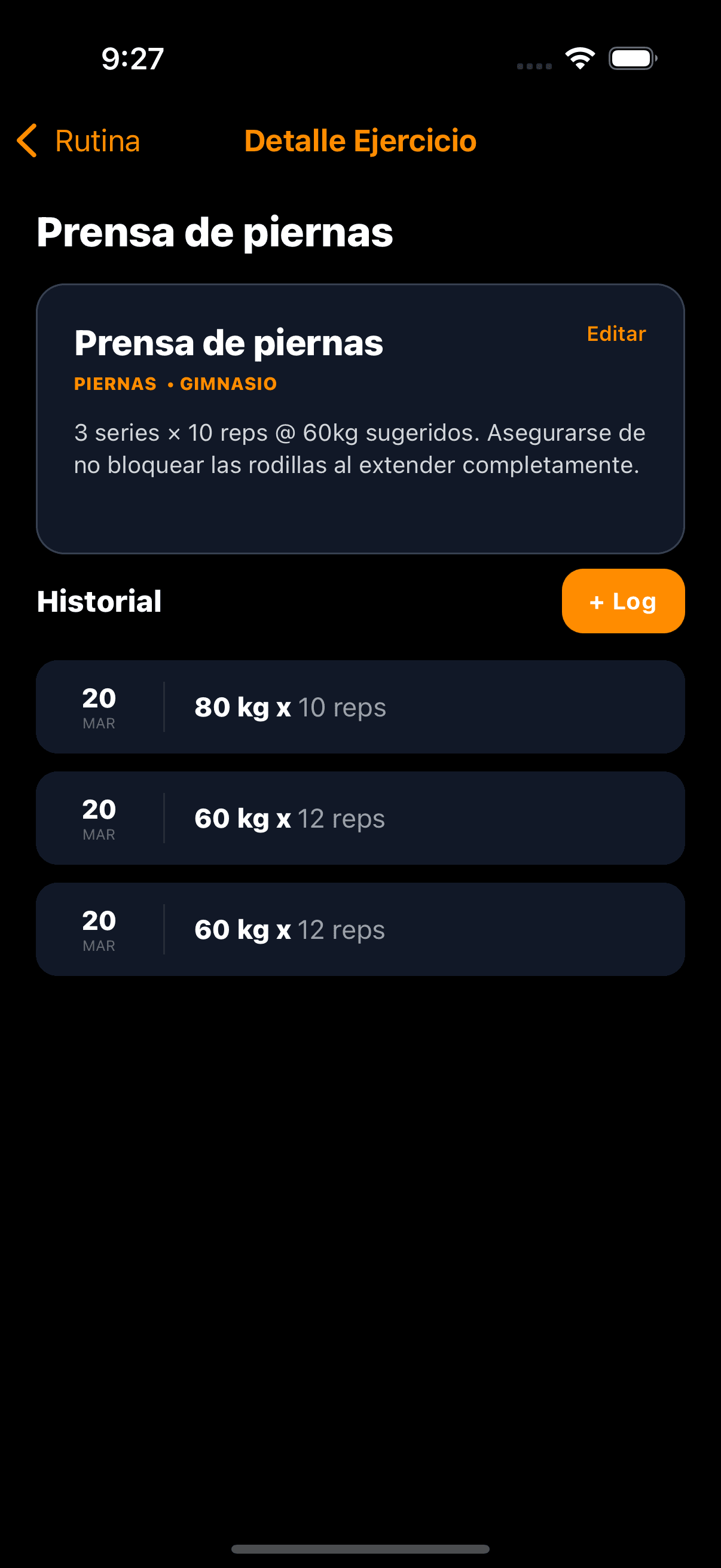 Captura 2 de GymTrackAI