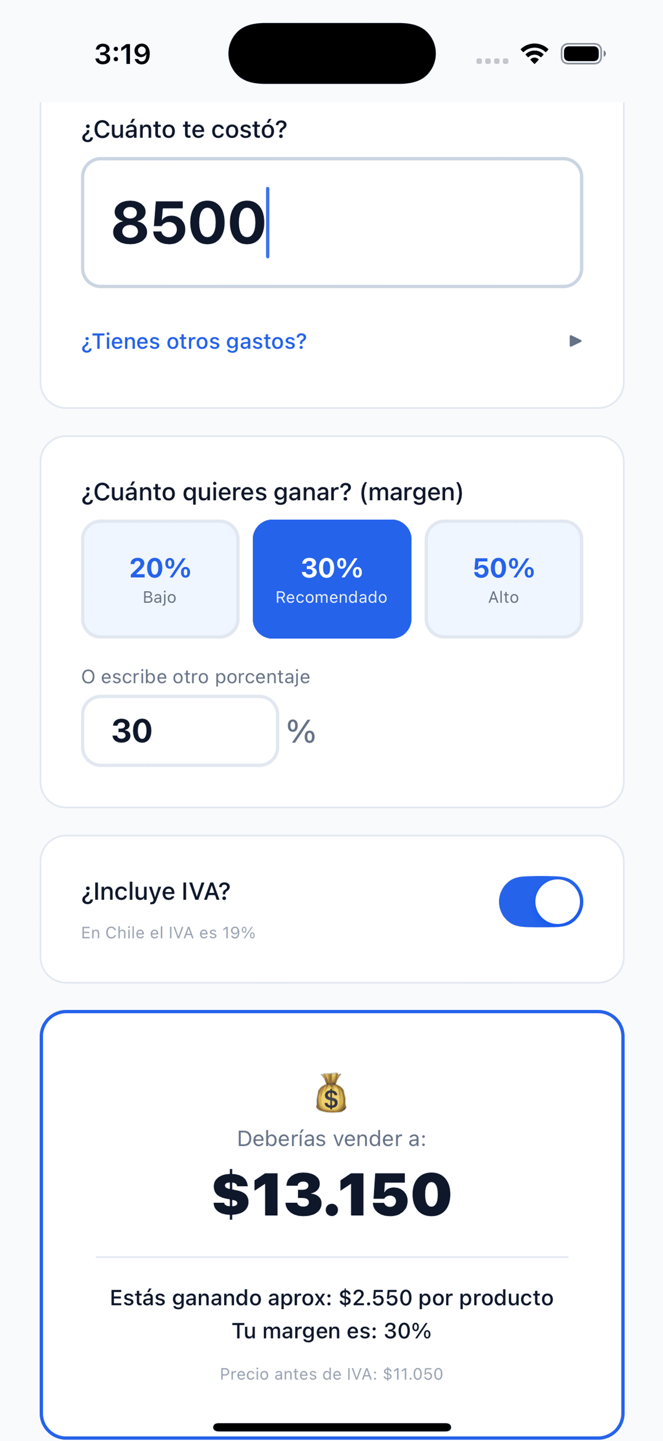 Captura 3 de CostoClaro